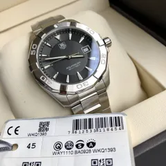 【新品・正規品】 TAG Heuer タグホイヤー WAY1110.BA0928 アクアレーサー メンズ腕時計 ブラック文字盤 40.5mm クォーツ 300m防水 ステンレス 新品未使用 ビジネス&カジュアルに最適 プレゼントにもおすすめのサムネイル