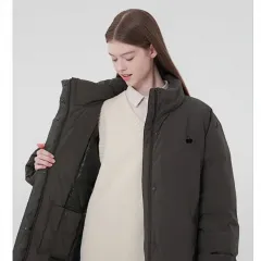 キルシー ユニ スモール さくらんぼ ダック ダウン ココア ショートダウン