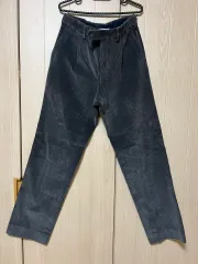 ヴィンテージ コーデュロイ パンツ チャコールグレー 32