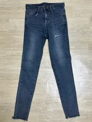 xs ブラックデニムスキニー