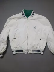 XL ノーティカ ジャパン 90S リバーシブル ブルゾン ジャケット グリーン/白