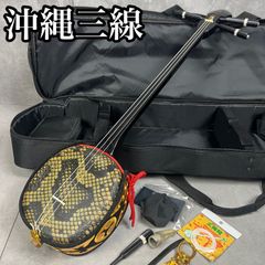 沖縄三線 人工蛇革 ソフトケース 付属品 楽譜 初心者向け 蛇皮 和楽器