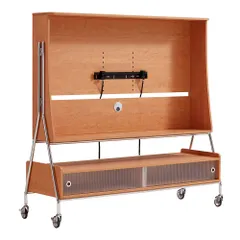 キャスター付き TVスタンドシェルフ 【NIVEL-ナイベル-】　SH-LI-CTS-NA　ナチュラル