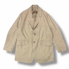 参考上代63800円 URU WOOL TROPICAL 3 BUTTON JACKET トロピカルウール テーラードジャケット ウル 23SWT01 ベージュ 2 （5447M）のサムネイル
