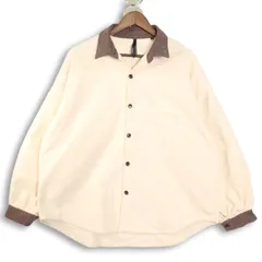 HALHAM ハルハム 秋冬 ネル★ 長袖 シャツ ジャケット Sz.M メンズ 白