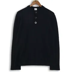 JOURNAL STANDARD ジャーナルスタンダード 秋冬 ヘンリーネック★ セーター ニット Sz.L メンズ 紺