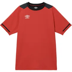 umbro(アンブロ) 半袖GKシヤツ サッカーゲームシャツ (uf5fhs01ma-rd00)、レッド