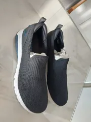 新品 メンズ SKECHERS スケッチャーズ エア ゴーウォーク スリッポン スニーカー ブラック