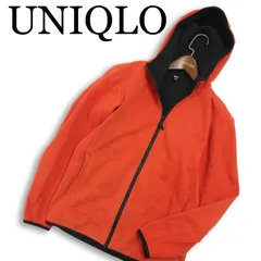 UNIQLO ユニクロ 秋冬 裏起毛★ 防風 フリース フルジップ パーカー Sz.M メンズ