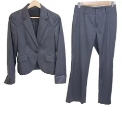 UNTITLED(アンタイトル) レディースパンツスーツ レディース美品  - ダークグレー 肩パッド/3点セット