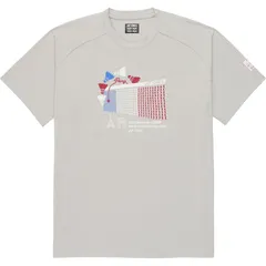 yonex(ヨネックス) ユニドライTシャツ テニス半袖Tシャツ (yob25120-326)、アイスグレー