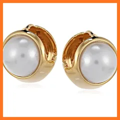 【新品】 VINTAGE HOLLYWOOD 2-Way Pearl One-Touch Ball ピアス 真鍮 VH-231-016GD 専用BOX付き 1
