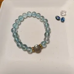 【1点もの】夜空のオーロラ輝く⭐︎ラブラドライト✖️アクアオーラ
