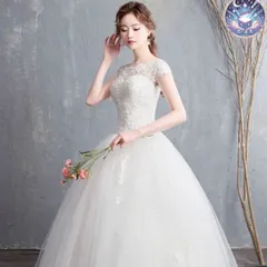 新品 未使用 ウェディングドレス レディースドレス  プリンセスラインフロアレングスウェディングドレス　結婚式　前撮り