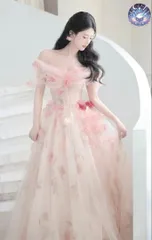 新品 未使用 ウェディングドレス レディースドレス フェアリーテイストカラードレス　ウェディングドレス　前撮り