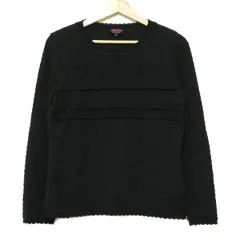 YUKITORII(ユキトリイ) 長袖セーター サイズ40 M レディース 黒 ラメのサムネイル