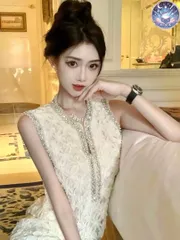 新品 未使用 ウェディングドレス レディースドレス セクシーキャバナイトドレス♪豪華なデザインとフィット感抜群