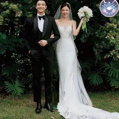 新品 未使用 ウェディングドレス レディースドレス 高級レースフィッシュテールウェディングドレス