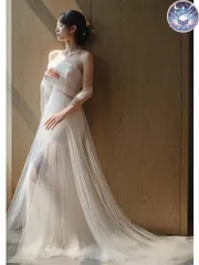 新品 未使用 ウェディングドレス レディースドレス フレンチレースウェディングドレス