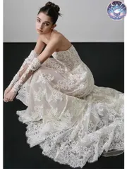 新品 未使用 ウェディングドレス レディースドレス 2026年新作高級レースチューブトップのウェディングドレス