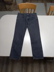 32 リーバイス511 弱起毛 ストレッチ スリムストレートジーン ダークグレー 32-327