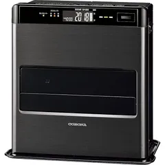 CORONA(コロナ) 石油ファンヒーター 【日本生産】 (木造10畳 / コンクリート13畳 まで) プレミアム消臭機能 ルーバースイング 省エネセンサー 入切タイマー リモコン付き ブラック FH-WZ3623BY(KG)
