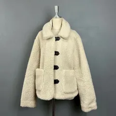 ZARA ザラ ゴールドテディベア ボア コート ゴールドボタン 短丈 防寒 レディース