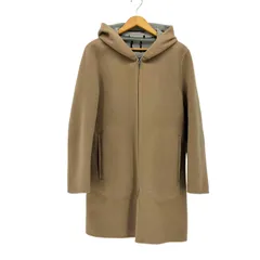 セオリー theory カシミヤ混 ダブルフェイス フーデッド ウール コート メンズ 表記無 