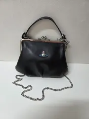 Vivienne Westwood ヴィヴィアン・ウエストウッド ブラック チェーン ショルダーバッグ
