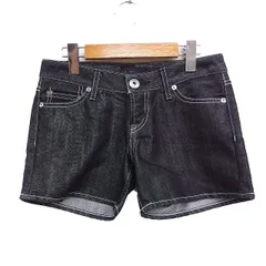 マウジー MOUSSY VINTAGE デニム ショート パンツ 25 ブラック 黒 /FT17