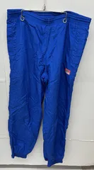 中古 90S NIKE CHALLENGE COURT Nylon Pants サイズ不明 W約90㎝ 青系 ナイキ ビンテージ オールド ボトム 【S0400-001】〇 217