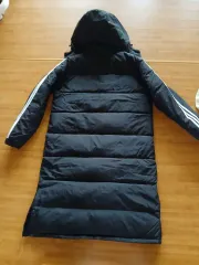 ロングダウンジャケット 黒色