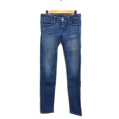 ブラック バイ マウジー BLACK by moussy デニム ジーンズ スキニー ウオッシュ加工 24 ブルー 青 /FT8