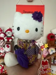 レトロキティー パープル 着物 hello kitty(ハローキティ) ぬいぐるみ