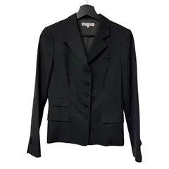 C439 ハナエモリ（HANAE MORI）レディース ジャケット ビジネス フォーマル 40サイズ ネイビー