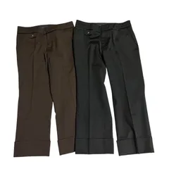  Courreges クレージュ パンツ 2点 ズボン スラックス ウール シルク メンズ 38  【RE343】