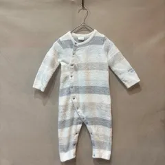 ジェラートピケ gelato pique カバーオール 80cm 90cm ブルー USED