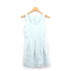 イエナ IENA ワンピース 膝下丈 丸首 プルオーバー ノースリーブ ミントグリーン /TT19