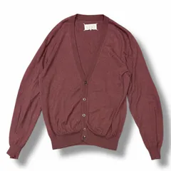 国内正規 Maison Margiela 20SS エルボーパッチ カーディガン ニット メゾンマルジェラ S50HA0883 ボルドー L （5635M）のサムネイル