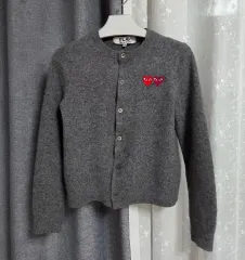 コム・デ・ギャルソン ダブルワッペン カーディガン