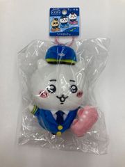 完売品】【初期】ちいかわ 駅員さんなマスコット ちいかわ・ハチワレ