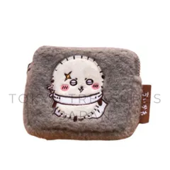 ちいかわ ふわふわミニポーチ（ラッコ）