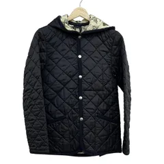 LAVENHAM(ラベンハム) ブルゾン サイズ38 M レディース美品  - ネイビー 長袖/キルティング/中綿/フード付き/馬/秋/冬