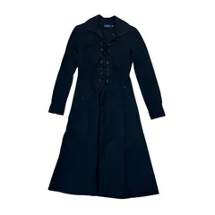 ポロ　ラルフローレン　ワンピース　長袖　0 ブラック XSサイズ相当