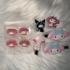 サンリオ マイ スウィートピアノ マイメロディ ヘアクリップ ロリータ ガチャ クロミ キーホルダー