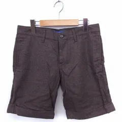 ラロッサデラファブリカ La rosa de la fabrica パンツ ショート ハーフ ロールアップ ウール 02 ブラウン 茶 /FT8