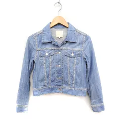 クローラ crolla ジージャン Gジャン デニム ジャケット アウター ショート丈 36 ライトブルー /FT28