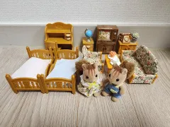 シルバニアファミリー オールド リビングルーム家具 セット