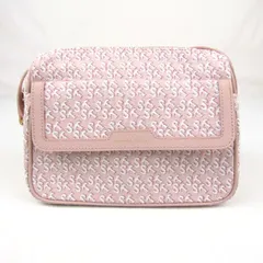 サマンサタバサ ST Jacquard シルエット ショルダーバッグ 鞄 ブランド レディース ピンク Samantha Thavasa 【中古】