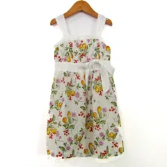 コムサデモード ワンピース トップス　キャミワンピース　リボン キッズ 女の子用 110サイズ ホワイト COMME CA DU MODE 【中古】のサムネイル